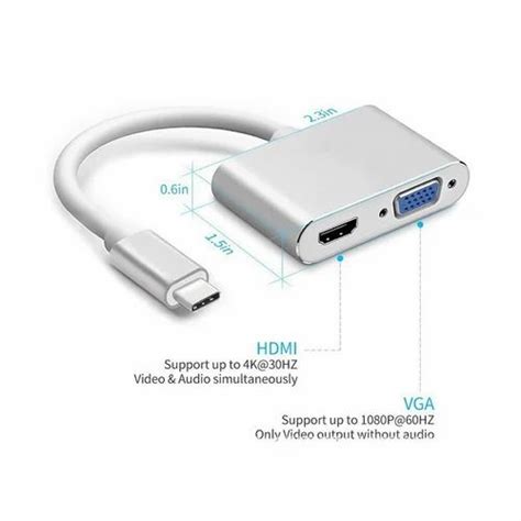 Type C To Vga at ₹ 499/piece in Mumbai | ID: 2850614233862