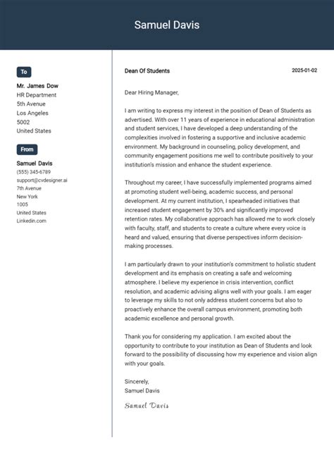 University Lecturer Cover Letter Examples And Templates For