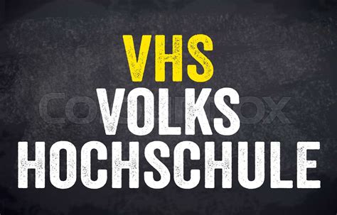 VHS Volkshochschule | Stock Bild | Colourbox