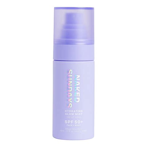 Naked Sundays Spf Hydrating Glow Mist Ml Feelunique