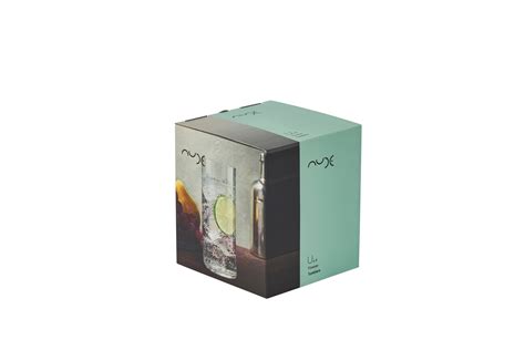 FINESSE Set Of High Ball Glasses By NUDE Design Nude Design Team