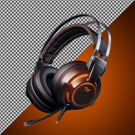 Premium PSD Png Psd Beautiful Gaming Headphones Isolated On A