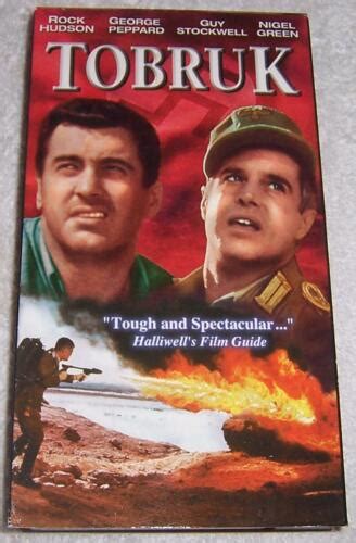 Tobruk Vhs Video Rock Hudson George Peppard Guy Stockwell Nigel Green