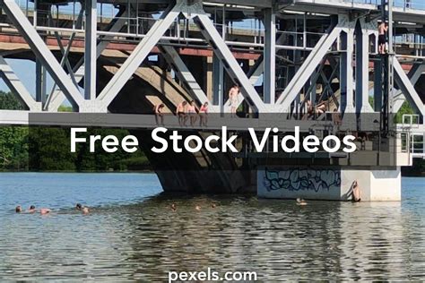 jumping  bridge       stock video