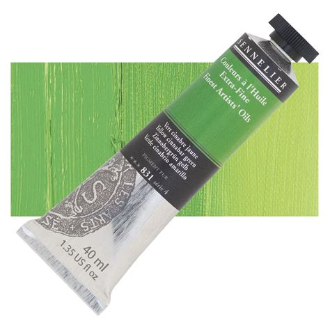 Sennelier Artists Extra Fine Oil Paint Yellow Cinnabar Green Ml