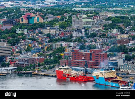 The Town Of St Johns From Signal Hill National Historic Site St