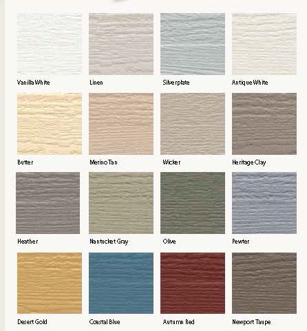 CertainTeed Fiber Cement Siding Colors