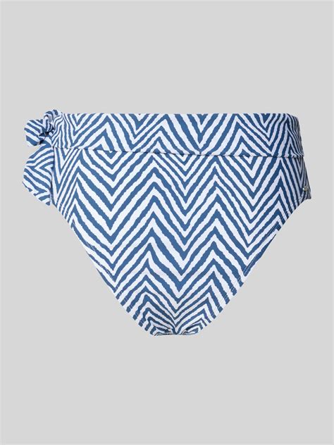 Barts High Waist Bikini Hose Mit Seitlicher Schn Rung Modell Yankun Blau Online Kaufen
