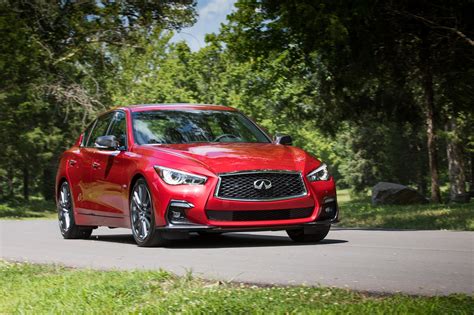 2018 Infiniti Q50 Red Sport 400 First Drive Review Automobile Magazine