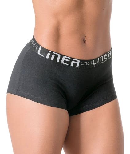 Kit 6 Calcinhas Algodão Boxer Feminina Cós Largo Lingerie Parcelamento sem juros
