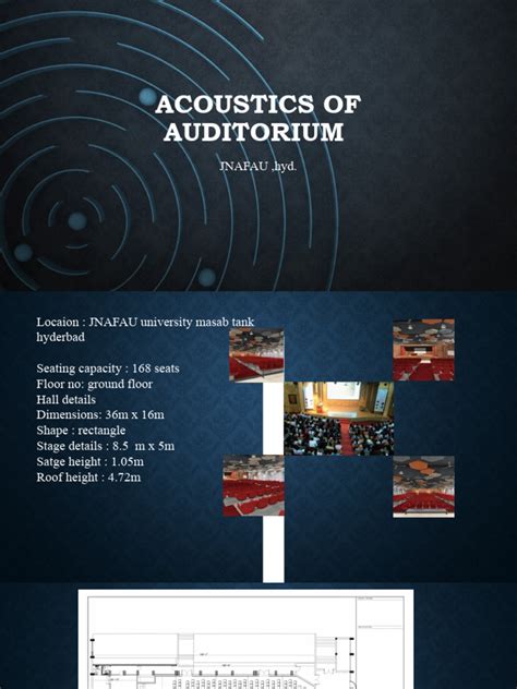 Acoustics of Auditorium | PDF