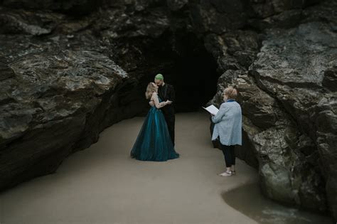 Outdoor Beach Wedding Cornwall - Adventure Elopement UK