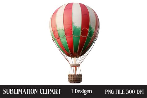 Watercolor Hot Air Balloon Clipart Graphic By Creative Design House Creative Fabrica