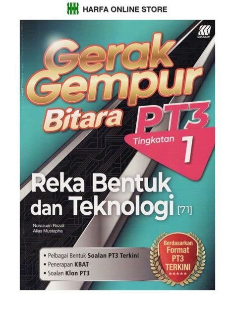 Buku Latihan Tingkatan Gerak Gempur Bitara Reka Bentuk Dan