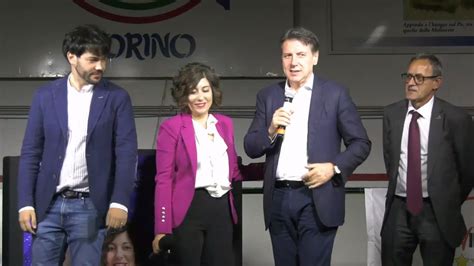 Giuseppe Conte A Torino Per Sarah Disabato Candidata Alla Presidenza