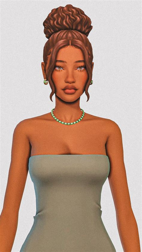 Curly Hair Maxis Match Edition Part 1 In 2024 Sims Hair Sims 4 Curly