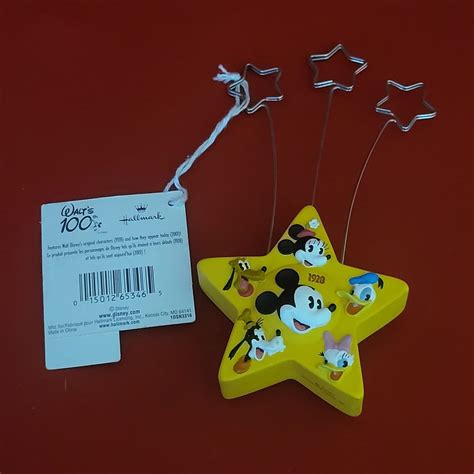 Hallmark Walts 100th Disney Photo Holder Note Stand1928 And 2001 Etsy