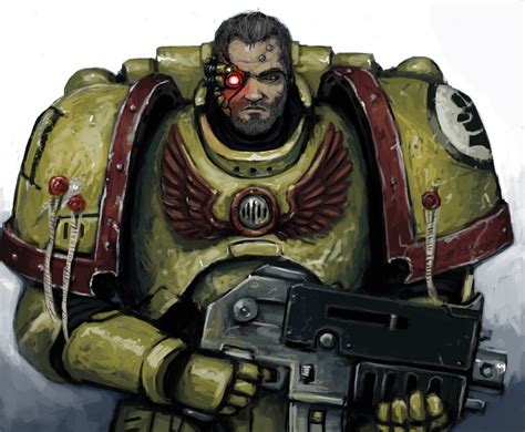 Space Marine Captain Titus Warhammer Warriors Assault Rifle