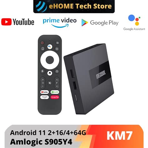 Mecool reproductor multimedia KM7, decodificador con Android 11 ...