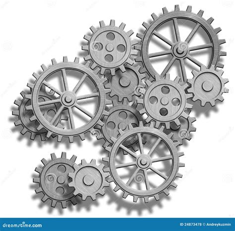 Mechanical Gears Clipart