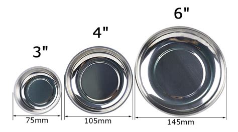 Магнитный лоток 3 дюйма/4 дюйма/6 дюймов, круглые магнитные детали ...