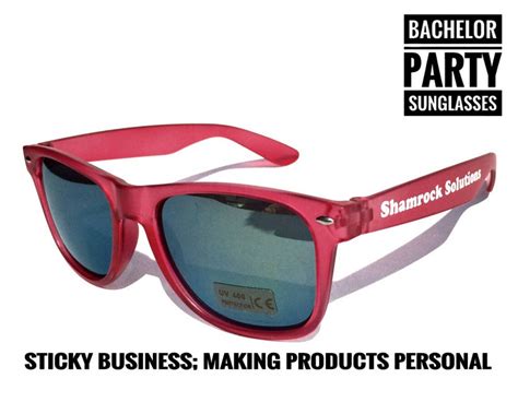 Custom Sunglasses Bachelor Party Sunglasses Personalized Etsy