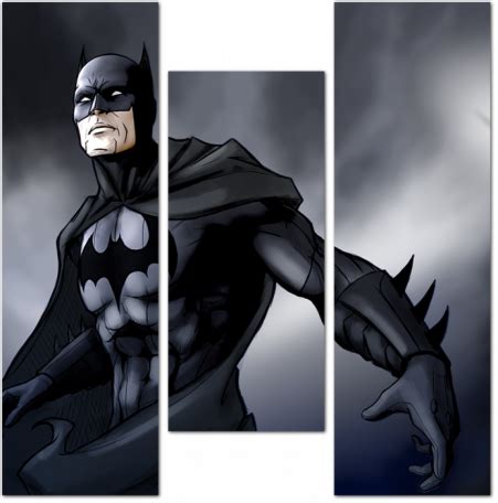 Модульная картина Знак Бэтмена в небе: - Арт. 211327 | Купить в ...