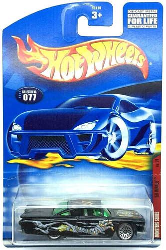 Машинка Hot Wheels 59 Impala Chevy 2001 Monsters 077 50115 ID 752696227687013119