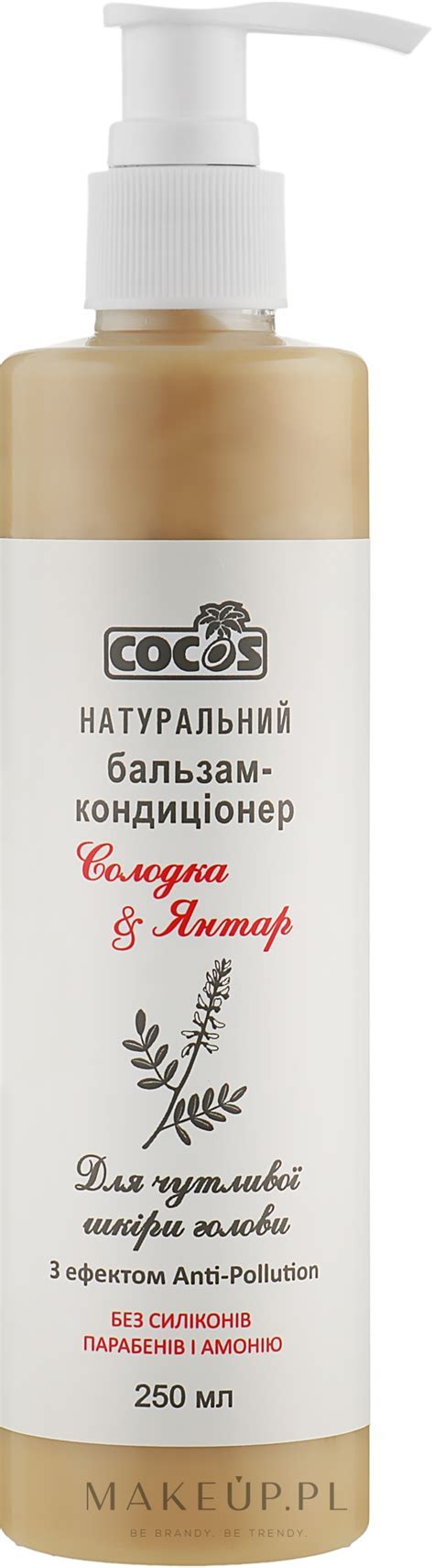 Cocos - Balsam-odżywka do wrażliwej skóry głowy Lukrecja i Bursztyn ...