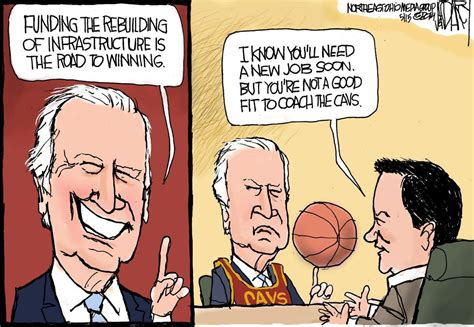 Real reason for Biden visit: Editorial cartoon - cleveland.com