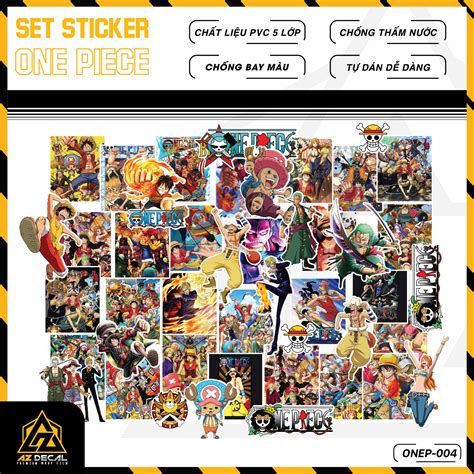 Sticker Dán Xe, Mũ Bảo Hiểm | One Piece ONEP-004 – Azdecal.vn
