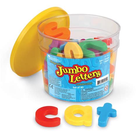 Knowledge Tree Learning Resources Inc Jumbo Magnetic Letters And