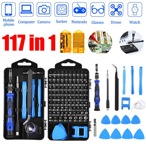 Screwdrivers 117 In 1 Multi Function Precision Screwdriver Set Of