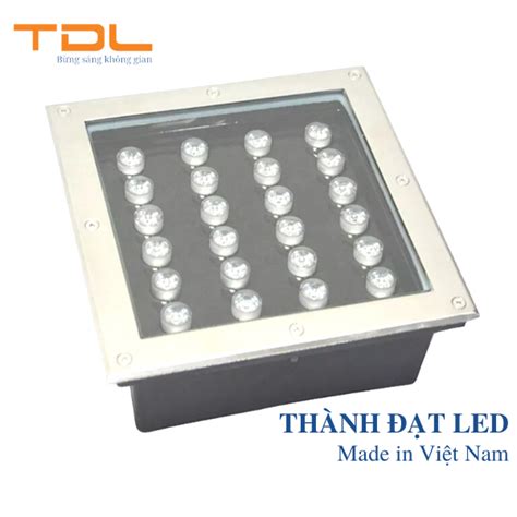 Đèn LED âm đất vuông 24w TDL denledduan