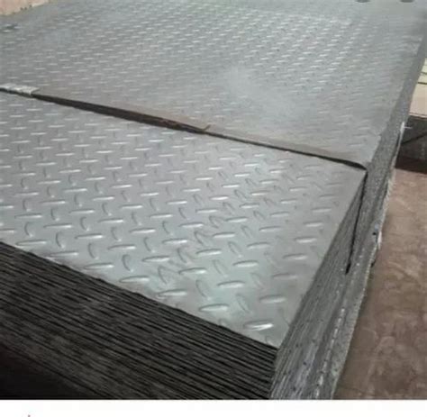 Sail Mild Steel Hr Chequered Plate Thickness Mm Material Grade