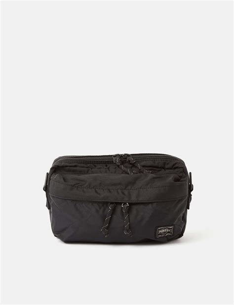 Porter Yoshida And Co Force 2 Way Waist Bag Black Garmentory