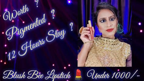 Blush Bee Liquid Lipstick Under Swatches Every Day Wear Nude Lipstick Liquid Lipstick