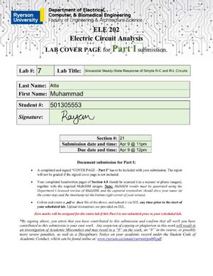 ELE 202 Laboratory introduction to basic lab equipment and DC ...