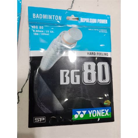 Yonex Bg 80 Badminton String Shopee Philippines