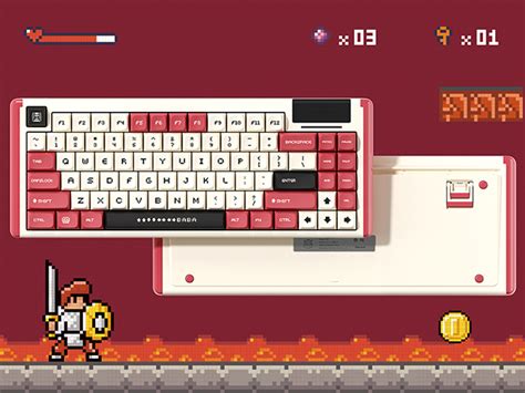 Mua DUSTSILVER D Wireless Cyberpunk Mechanical Keyboard With RGB Hot Swappable Bluetooth