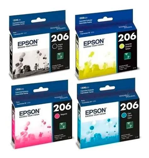 Cartuchos Epson Original T Negro Colores Kit Xp Sinopsysshop