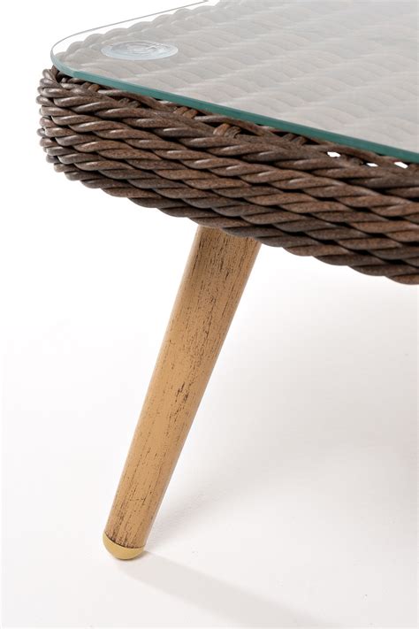 Купить "прованс" столик журнальный из ротанга, цвет коричневый из ...