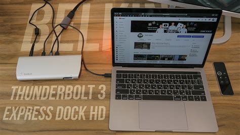 Обзор док-станции Belkin Thunderbolt 3 Express Dock HD - YouTube