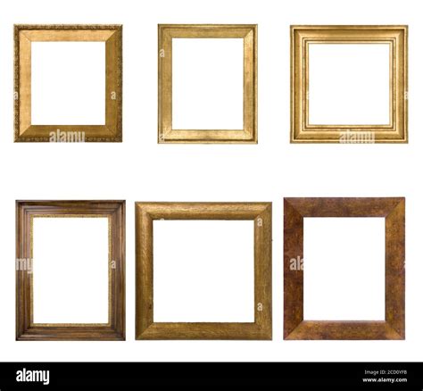 Isolated Antique Old Picture Frame Stock Photo Alamy