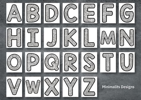 Alphabet Coloring Pages, Uppercase Letters, Printable Alphabet, Letter ...