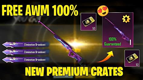 106 PREMIUM CRATE OPENING GET AWM UPGRADEABLE SKIN ZEESHAN YT