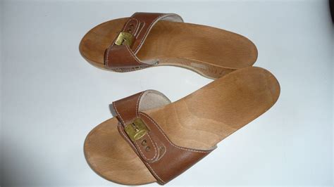 Vintage S Dr Scholl S Exercise Wooden Sandals By Lovenpiece