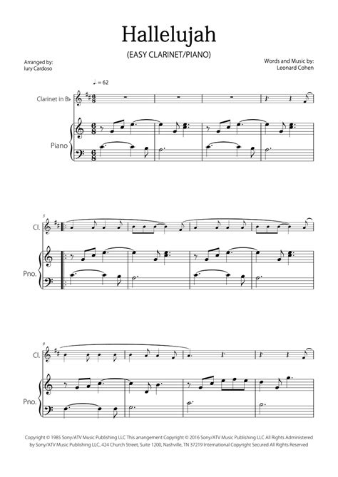 Hallelujah Arr Iury Cardoso By Andrea Bocelli Sheet Music For