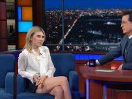 Naked Zosia Mamet In The Late Show With Stephen Colbert