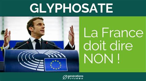 Vote jeudi prochain à Bruxelles sur le glyphosate Générations Futures